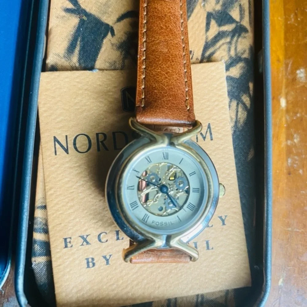 1995 SKELETON FOSSIL WATCH SK-4911
